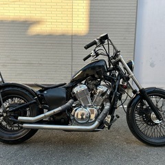 ○スティード400○チョッパーカスタム○車検2年付き○の画像