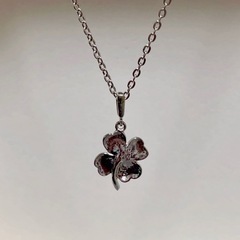 MIKIMOTO ミキモト 本真珠 ネックレス ベビーパール クローバー 四葉の画像