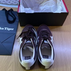 オニツカタイガー　スニーカー　ユニセックス GSM / ジーエスエム ブラウンの画像