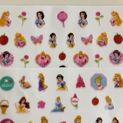 ディズニープリンセス ネイルシール 2枚セット ①の画像