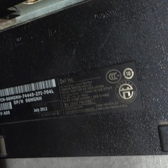 DELL ディスプレイモニター　　1208-09　　の画像