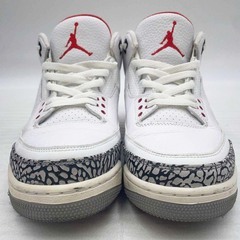 ナイキ エアジョーダン3 レトロ ホール オブ フェイム AIR JORDAN 3 RETRO Hall Of Fame 28cm KATRINA WHITE 136064-116 メンズ NIKE カトリーナの画像