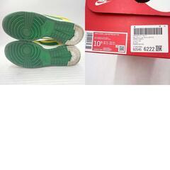 ナイキ ダンク ロー レトロ リバース ブラジル DUNK LOW RETRO BTTYS Reverse Brazil 28.5cm アップルグリーン/イエローストライク DV0833-300 メンズ NIKE スニーカーの画像