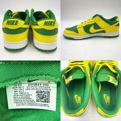 ナイキ ダンク ロー レトロ リバース ブラジル DUNK LOW RETRO BTTYS Reverse Brazil 28.5cm アップルグリーン/イエローストライク DV0833-300 メンズ NIKE スニーカーの画像