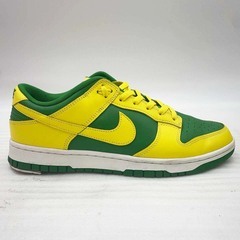 ナイキ ダンク ロー レトロ リバース ブラジル DUNK LOW RETRO BTTYS Reverse Brazil 28.5cm アップルグリーン/イエローストライク DV0833-300 メンズ NIKE スニーカーの画像