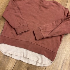 BREEZE 重ね着風トレーナーの画像