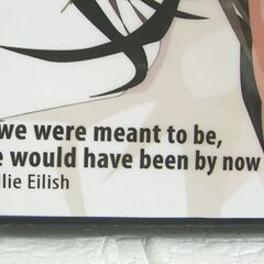 ビリーアイリッシュ ポップアートパネル Sサイズ(26×26×2.5cm) BILLIE EILISH VER.2 Keetatat Sitthiket 札幌市 白石店の画像