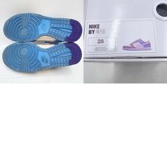 ナイキ ダンク バイユー DUNK LOW BY YOU 28cm ホワイト/ブルー/ブラック DC6718-891 メンズ NIKE ローカット スニーカーの画像