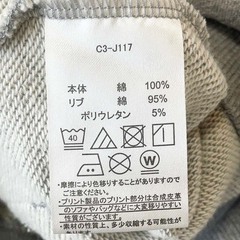 チャンピオン プリント 裏毛 プルオーバー スウェットパーカー M グレー C3-J117 メンズ CHAMPIONの画像