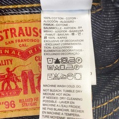 リーバイス 555 RELAXED STRAIGHT JEANS ストレートパンツ デニム ジーパン W28 A7223-004 Levisの画像