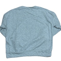 試着のみ Samansa Mos2 blue ロゴレーススウェット　トレーナーの画像