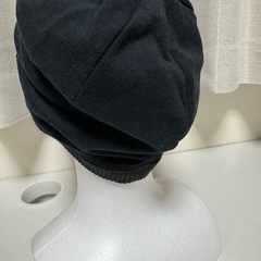 ★新品★AZUL by moussy 黒 ストーン装飾 ニットビーニー ニット帽 ブラックの画像