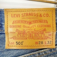 リーバイス 501 デニムパンツ オリジナルフィット ストレート ジーンズ USA製 W28 00501-3288 Levisの画像
