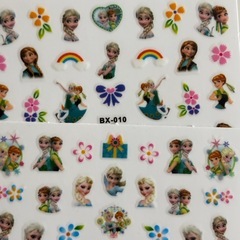 ディズニープリンセス ネイルシール 2枚セット ④の画像