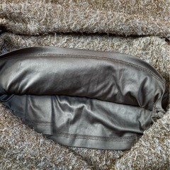 【美品】natural couture ラメ シャギー タイトロングスカート Ｆの画像