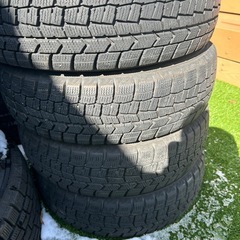 DUNLOP 155/65/13 アルミ ホイル 4本セット!!　軽自動車 の画像