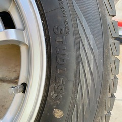 ジムニースタッドレスタイヤ175/80R16２シーズン使用の画像