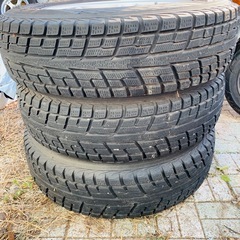ジムニースタッドレスタイヤ175/80R16２シーズン使用の画像