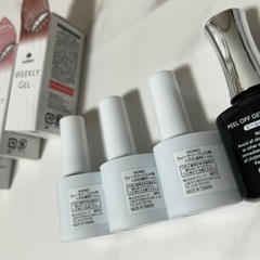 ジェルネイル　セット　セルフネイル　ネイルライト　ピールオフベースコートの画像