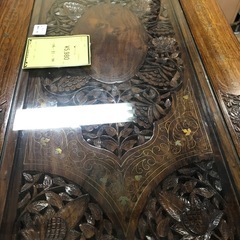 ジャングルジャングル貝塚店　ローテーブル　レトロ　お洒落　ガラステーブル　貝塚市　二色浜　リサイクルショップの画像