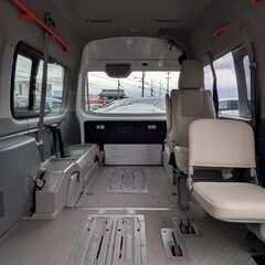 ★修復無！実走行5.6万㌔！福祉車両！禁煙車！ワンオナ！ディーゼルターボ！NV350キャラバン【チェアキャブM仕様4WD】車椅子2基！Bカメラ★の画像