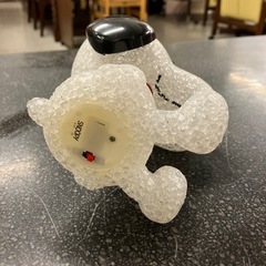 12/25まで店頭商品一部を除き半額クリスマスSALE!!開催中　イ2512-066 SNOOPY ライティング ドール キラキラ インテリア 通電未確認 キズ汚れ有りの画像