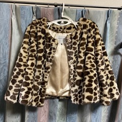 ジャケット コート 
レオパード柄（ヒョウ柄）ショート丈　の画像