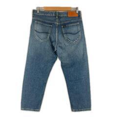 X-girl エックスガール ワンポイント オールシーズン デニムパンツ コットンデニム ブルー レディース 27【古着】【中古】の画像