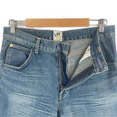 X-girl エックスガール ワンポイント オールシーズン デニムパンツ コットンデニム ブルー レディース 27【古着】【中古】の画像