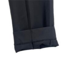 美品 UNIQLO ユニクロ 無地 秋冬 AW スラックス ウール ブラック メンズ 0【古着】【中古】の画像