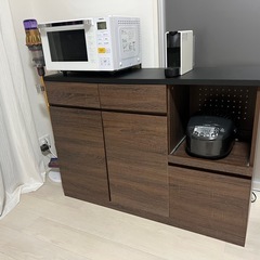 【美品】120cm キッチンカウンターの画像