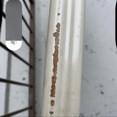 白のダイニングテーブル&チェアーの画像