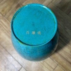 高岡銅器 花入れ 花器 花瓶 水盤 木箱入りの画像