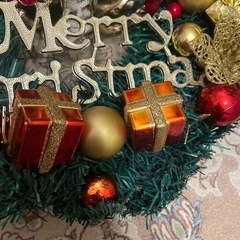 クリスマス　リースの画像