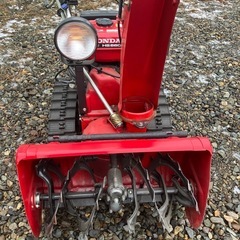 女性もすぐ使えるホンダ除雪機hs660程度良好！6馬力オートマ、シューター手動の画像