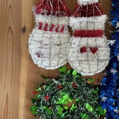 クリスマス 飾り モール パーティー リースの画像