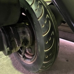 【商談中】実働 BT新品 バリ溝 スズキ CA1PA レッツ2 2スト原付 スクーター ブルーの画像