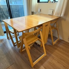 LOWYA 折りたたみダイニングテーブル
の画像