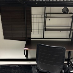 ロフトベッド棚付きの画像