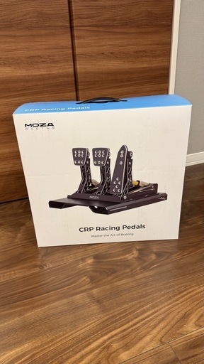 美品】MOZA CRP ペダル 3ペダル ロードセル SimRacing ハンコン (も