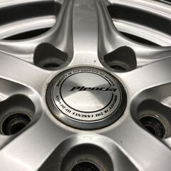 【HANKOOK KINERGY ECO2 195/65R15】夏タイヤ【Plencia 15インチ 6J5HPCD114.3+53】20年製 バリ溝 ヴォクシー エスクァイア等　(STN058)の画像