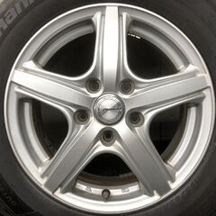 【HANKOOK KINERGY ECO2 195/65R15】夏タイヤ【Plencia 15インチ 6J5HPCD114.3+53】20年製 バリ溝 ヴォクシー エスクァイア等　(STN058)の画像