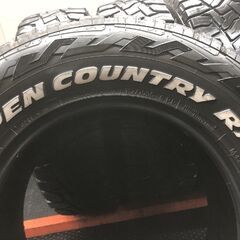 TOYO OPEN COUNTRY R/T 265/70R17 112/109Q 17インチ 夏タイヤ 4本 22年製 バリ溝 ホワイトレター FJクルーザー ランクルプラド等 (STF081)の画像