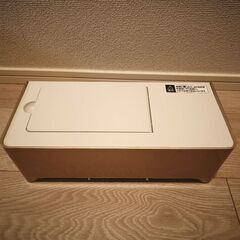 ​【美品】CCP 電気ちりとり ZN-DP24-WH フロアワイパー専用 ダストボックス式の画像