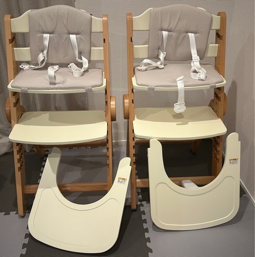 KATOJI ベビーハイチェア 2脚セット