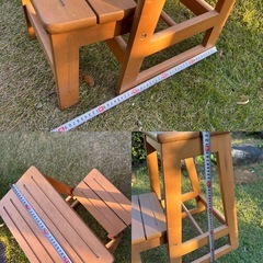 木製脚立の画像