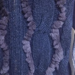 ★SISTEMATIC　ニット×ファー　パーカーブルゾン 新品★の画像