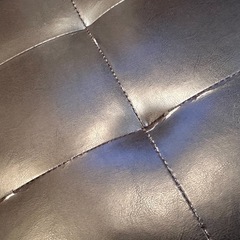 レザー調ソファ２人掛けの画像