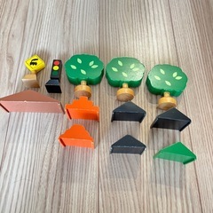 ボーネエクスプレス 一式 木製鉄道玩具セットの画像