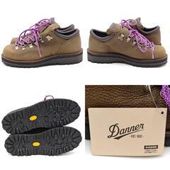 【未使用】DANNER ダナー Mt.Ridge Low WP マウンテンリッジロー レザーブーツ 24.5cm ブラウン D214016の画像
